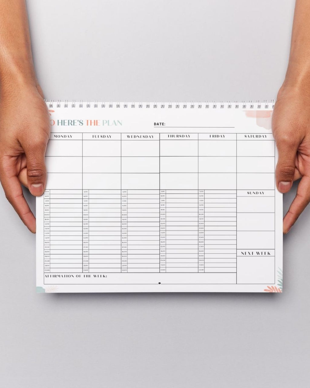 2026 Weekly Planner Notepad