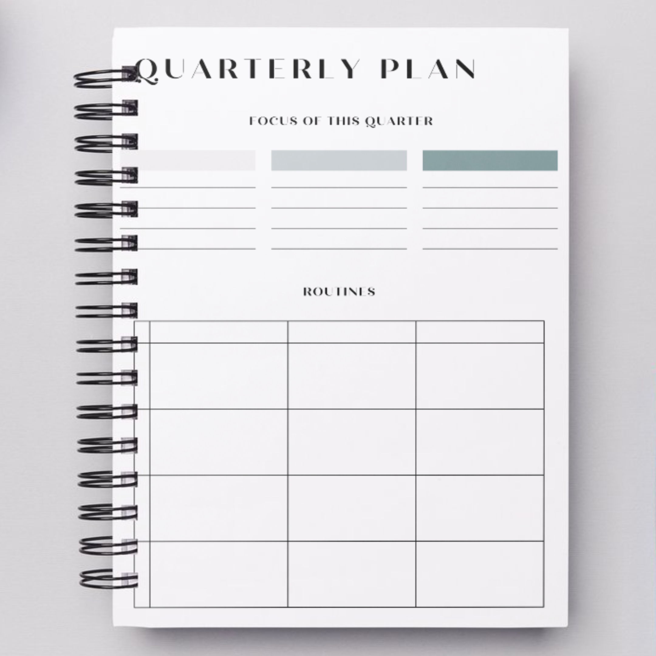 2026 Organized Plans™ Laminated cover wire bound planner B5