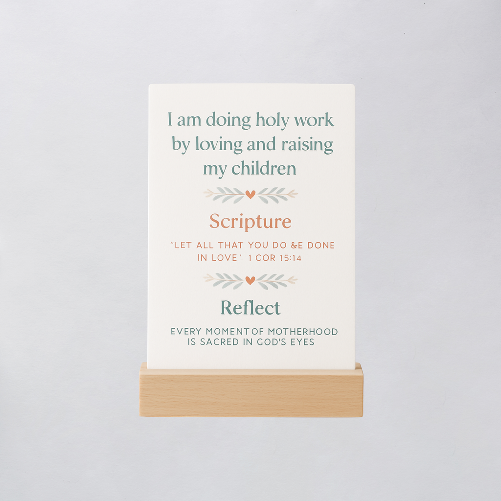 30 Bible based affirmation cards for moms