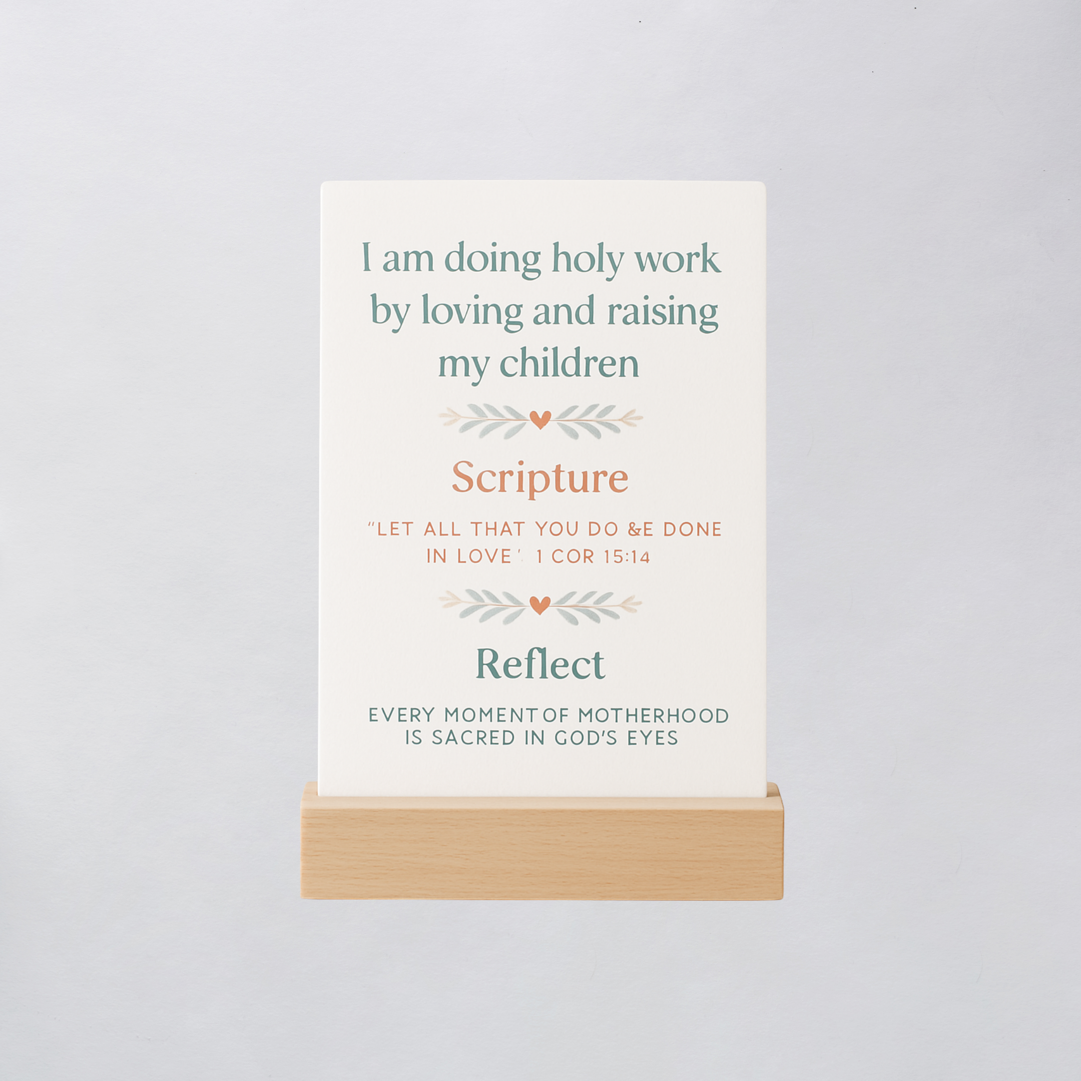 30 Bible based affirmation cards for moms