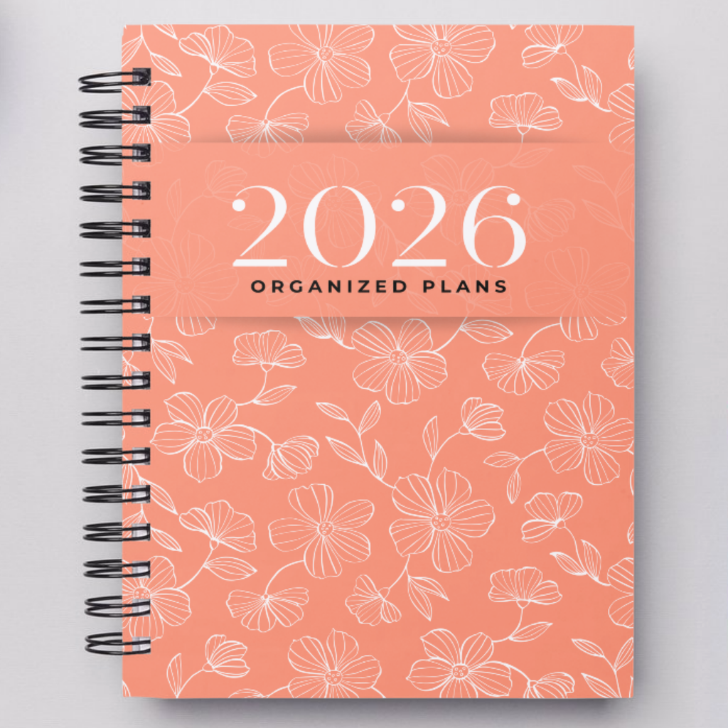 2026 Organized Plans™ Laminated cover wire bound planner B5