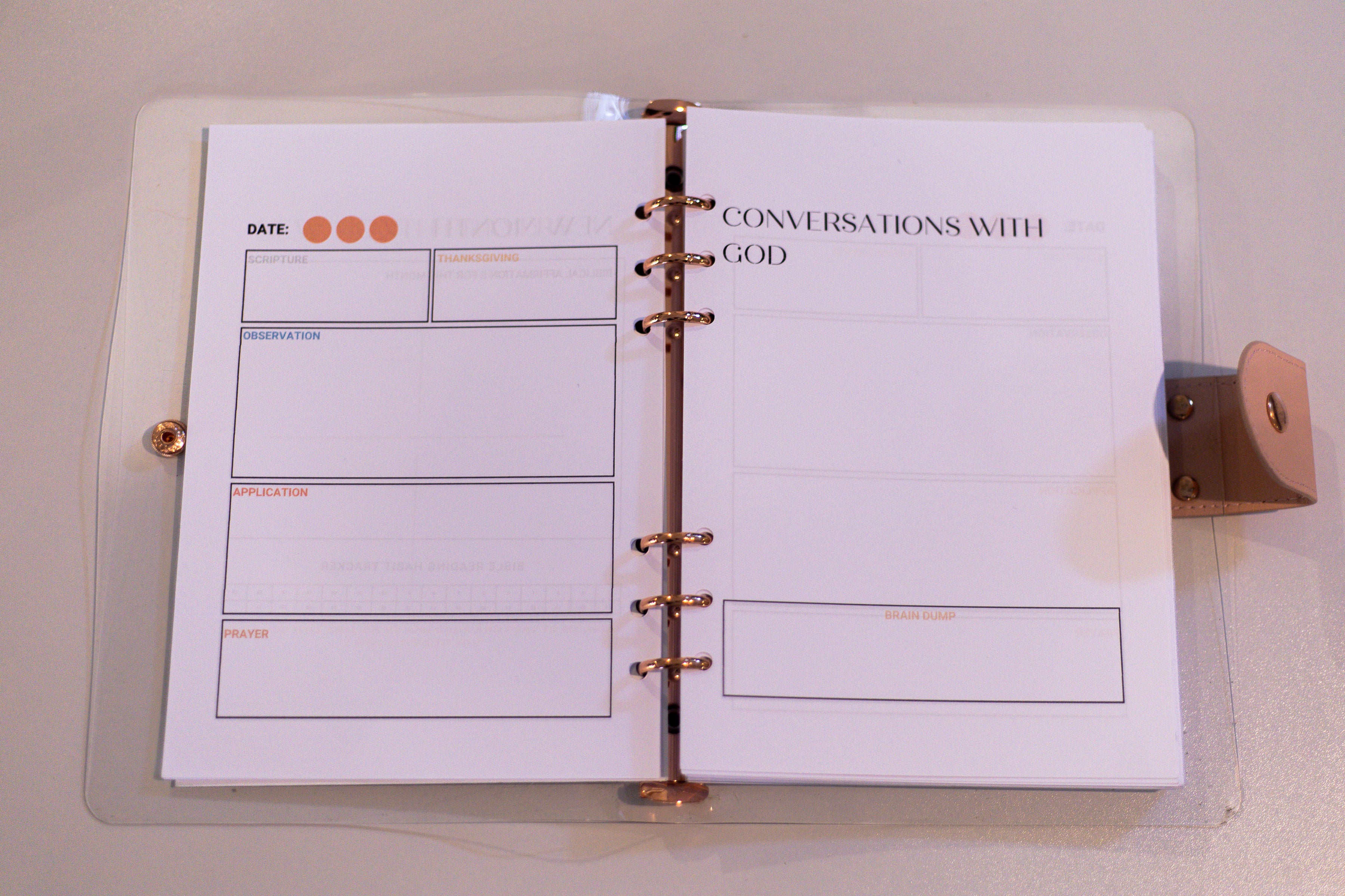 Faith & Focus Bible Study Journal - Plan your time with God Intentionally