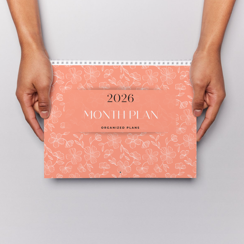 2026 Month Plan Notepad