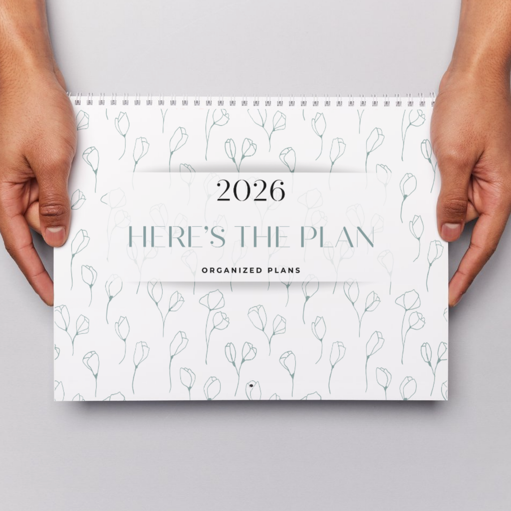 2026 Weekly Plan unlined Notepad
