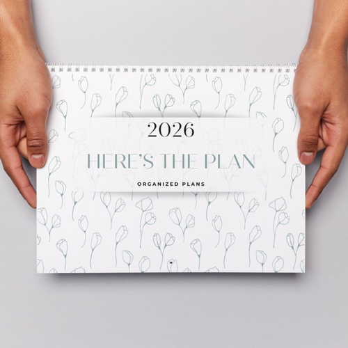 2026 Weekly Plan unlined Notepad