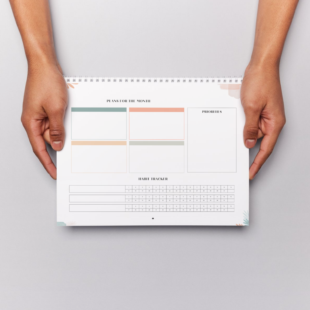 2026 Month Plan Notepad