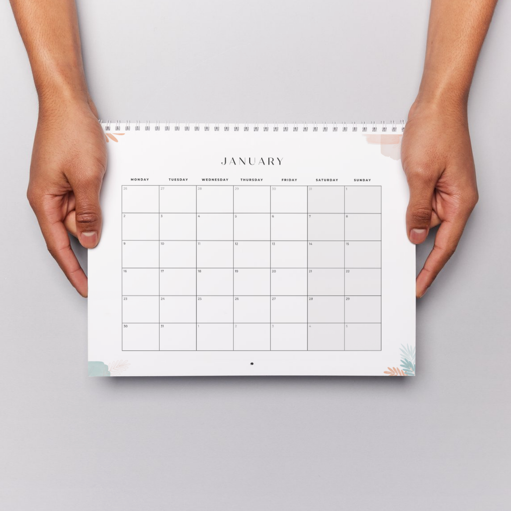 2026 Month Plan Notepad