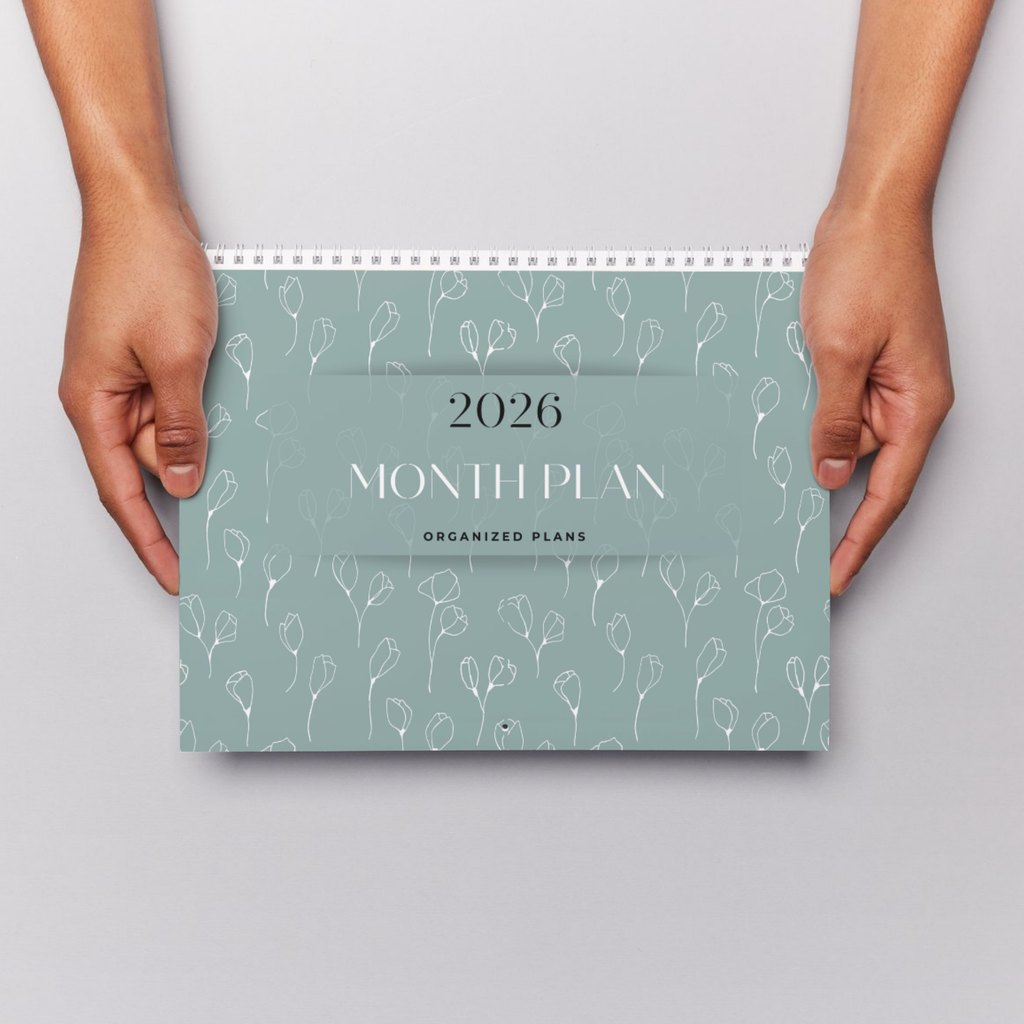 2026 Month Plan Notepad